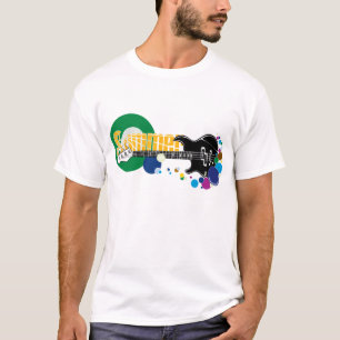 Camiseta Guitarra 2009 do verão