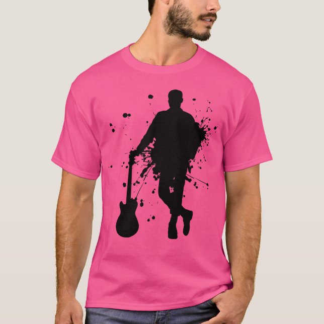 Camiseta Guitarra Acústica Elétrica (Frente)