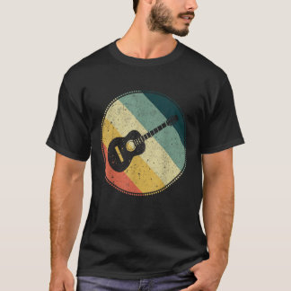 Camiseta Guitarra Acústica Estilo de Imagem Retroativa Guit