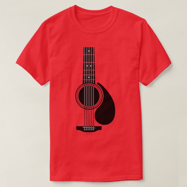 Camiseta Guitarra Acústica Vetor de Tumbler Guitarra Tumble (Frente do Design)