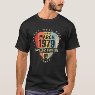 Camiseta Guitarra - As Lendas Foram Nasceres Em Março De 1