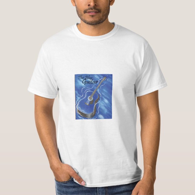 Camiseta Guitarra azul (Frente)