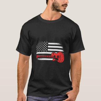 Camiseta Guitarra Bandeira EUA Guitarra Patriótica EUA