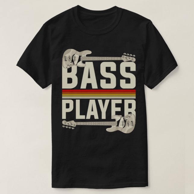 Camiseta Guitarra Bass (Frente do Design)