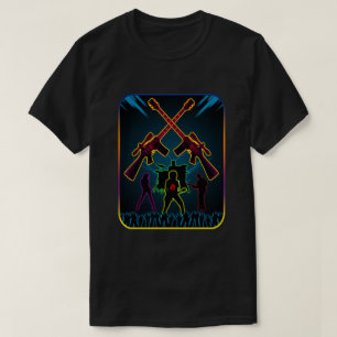Camiseta Guitarra Blacklight do assalto