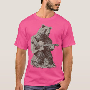 Camiseta Guitarra Brincadeira Para Mulheres