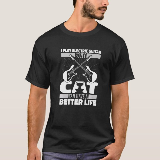 Camiseta Guitarra Cat E Electric (Frente)