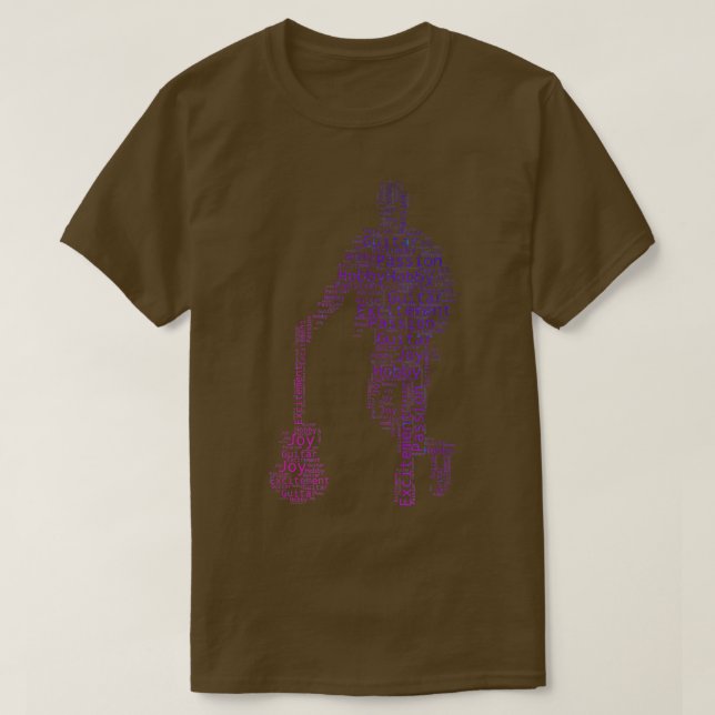 Camiseta Guitarra clássica (Frente do Design)