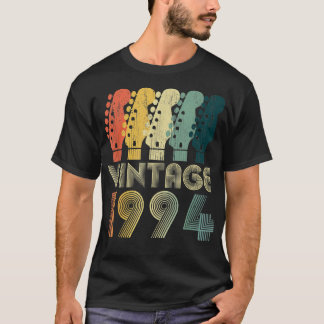 Camiseta Guitarra com Mais De 28 Anos Presentes Vintage 199