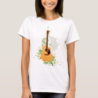 Camiseta Guitarra com videiras
