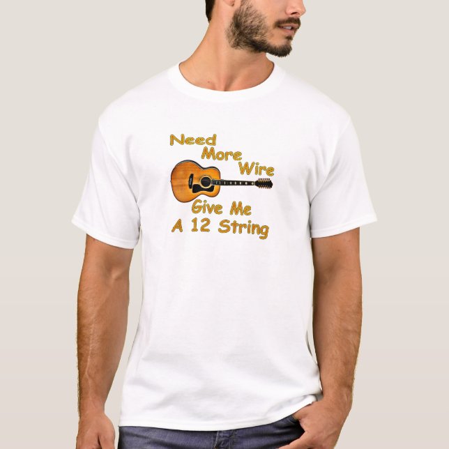 Camiseta Guitarra de 12 cordas (Frente)