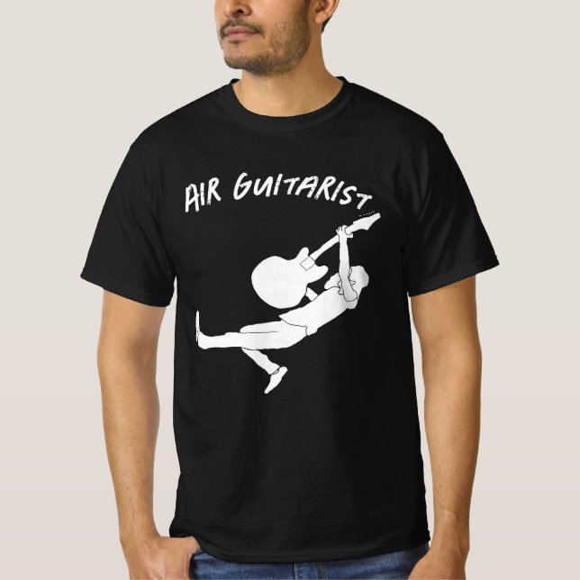 Camiseta Guitarra de Ar Heavy Metal (Frente)