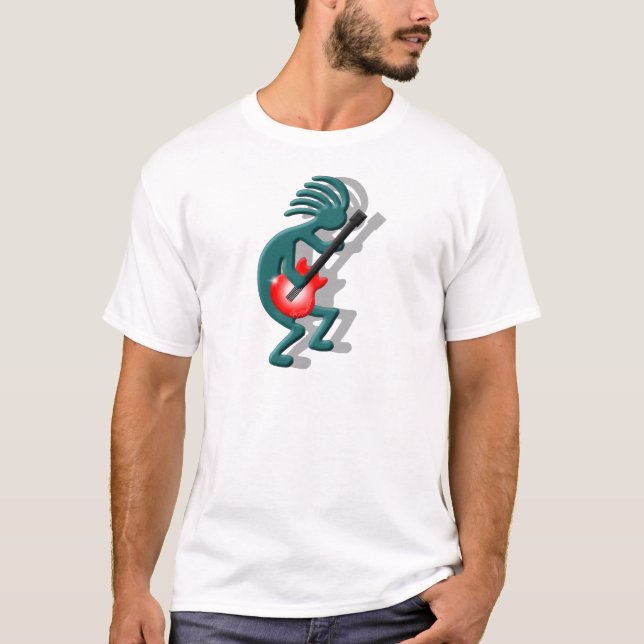 Camiseta Guitarra de Kokopelli (Frente)