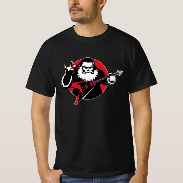 Camiseta Guitarra de Noel de Metal Pesado (Frente)