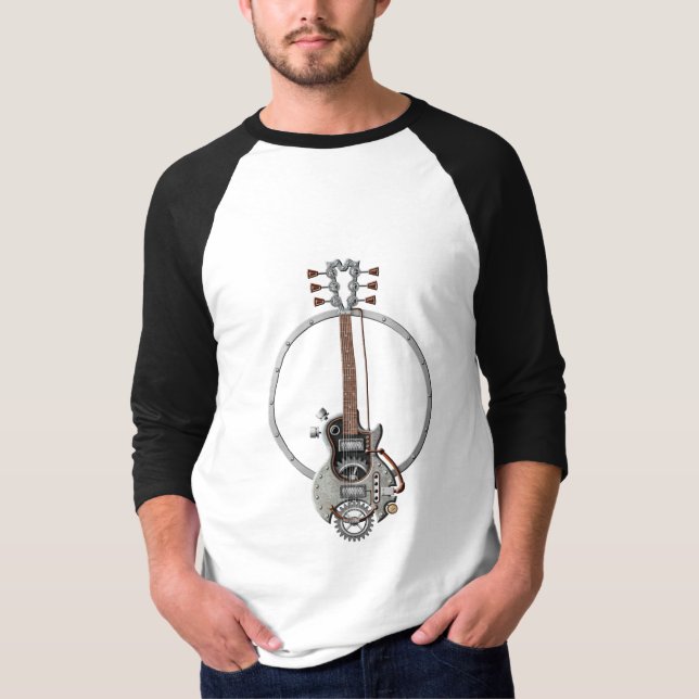 Camiseta Guitarra de Steampunk (Frente)