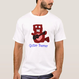 Camiseta guitarra do castor