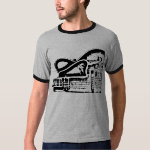 Camiseta Guitarra do jazz: Furos ocos de Archtop w/F do