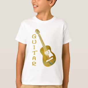 Camiseta Guitarra dourada
