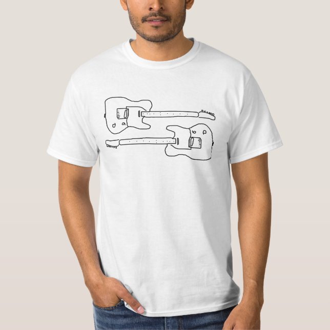 Camiseta guitarra elétrica (Frente)