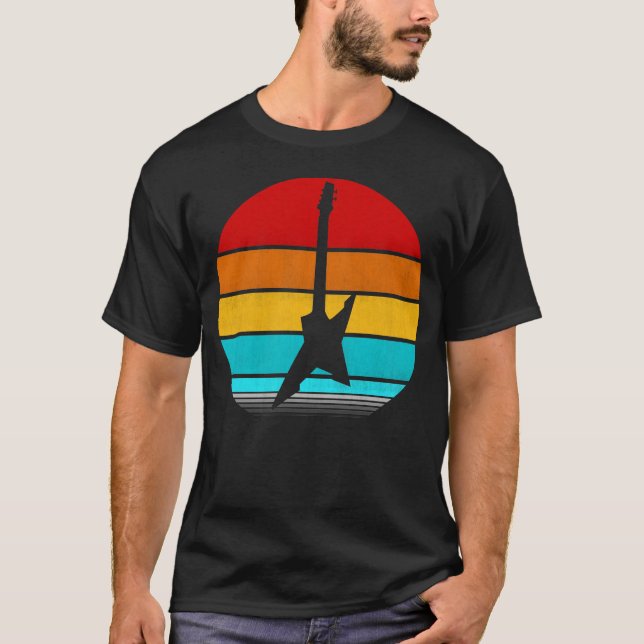 Camiseta guitarra elétrica (Frente)