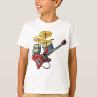 Guitarra Elétrica E Tambores