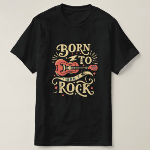 Camiseta Guitarra Elétrica Nascida para o Rock