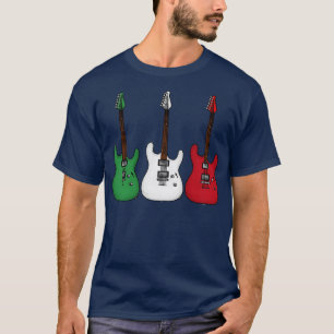 Camiseta Guitarra Elétrica Sinalizador Italiano Guitarrista