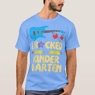 Camiseta Guitarra Eu Apanhei O Jardim De Infância No Dia Pa