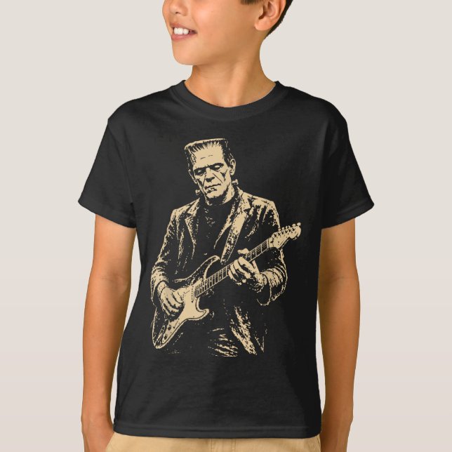 Camiseta Guitarra Frankenstein (Frente)