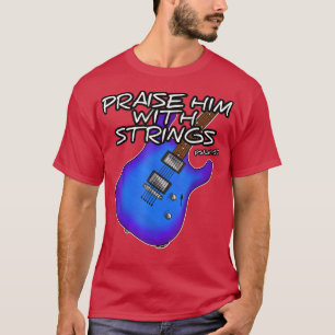 Camiseta Guitarra Igreja Elogia-O Com Cordas Christian Gu