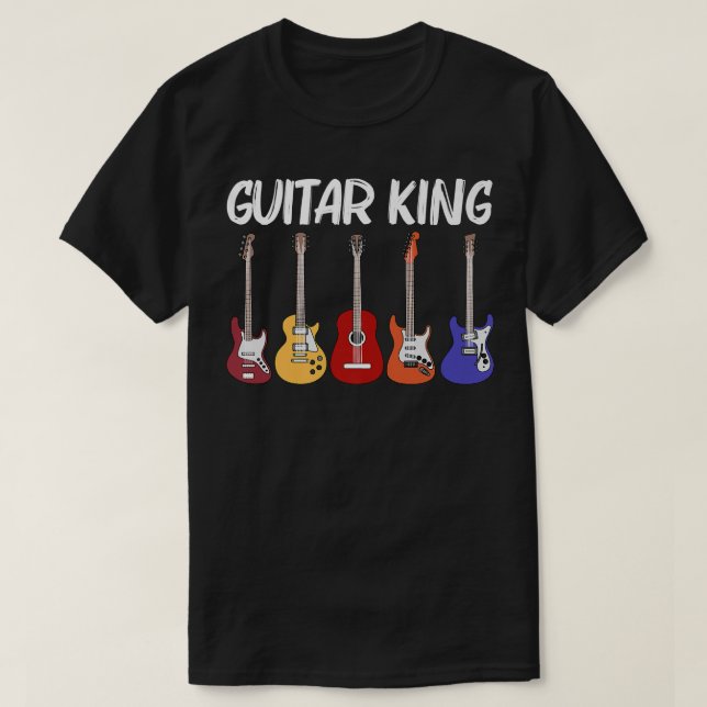 Camiseta Guitarra legal Para Guitarrista Elétrica De Pai Ma (Frente do Design)