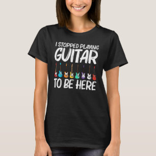 Camiseta Guitarra legal para Homens Banda Acústica Guitarri