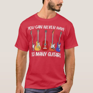 Camiseta Guitarra legal Para Homens Jogadora De Violão Elét