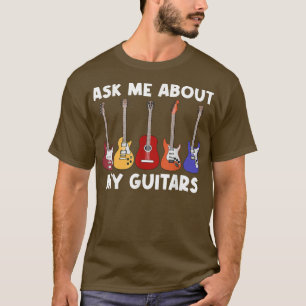 Camiseta Guitarra legal Para Homens Jogadora De Violão Elét