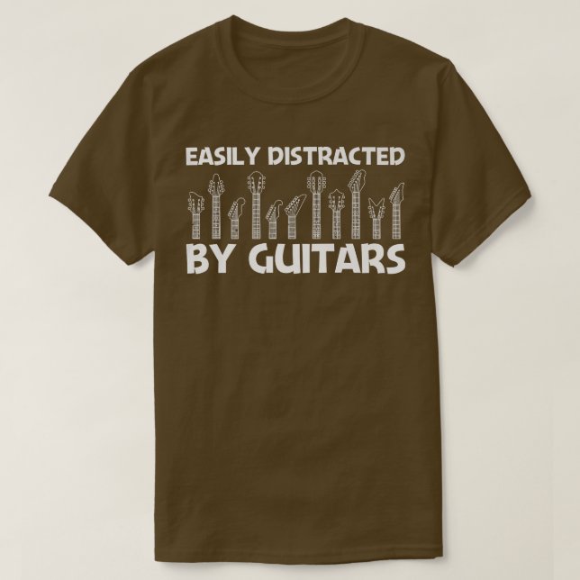 Camiseta Guitarra legal para Masculinas Violão Acústico Mús (Frente do Design)