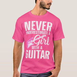 Camiseta Guitarra legal Para Mulheres Raparigas Guitaristas