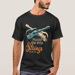 Camiseta Guitarra - Louva-O O Bairro Do Guitarrista Cristão