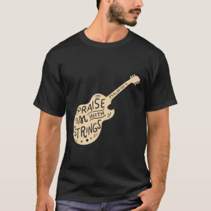 Camiseta Guitarra - Louve-O Com Cordas - Guita Cristã
