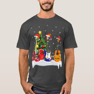 Camiseta Guitarra Musical do Lover Matando Santa Hat Guitar