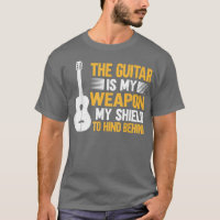 Guitarra Musical Guitarista Minha Arma, Meu Escudo