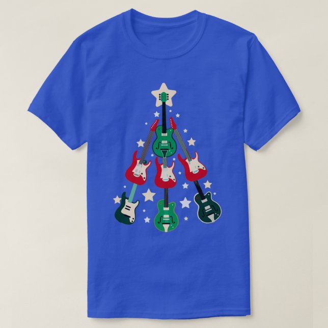 Camiseta Guitarra natal (Frente do Design)