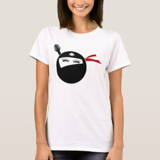 Camiseta Guitarra Ninja T para meninas