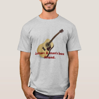 Camiseta Guitarra: O melhor amigo de um homem
