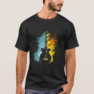 Camiseta Guitarra Para Homens E Mulheres 1