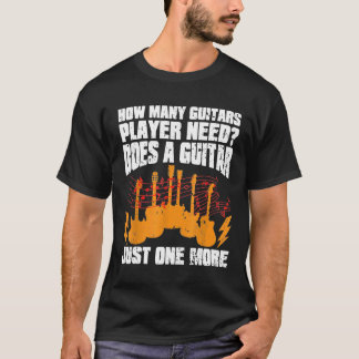 Camiseta Guitarra Para Homens Jogadora De Violão Para Guita