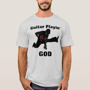 Camiseta Guitarra que joga o deus