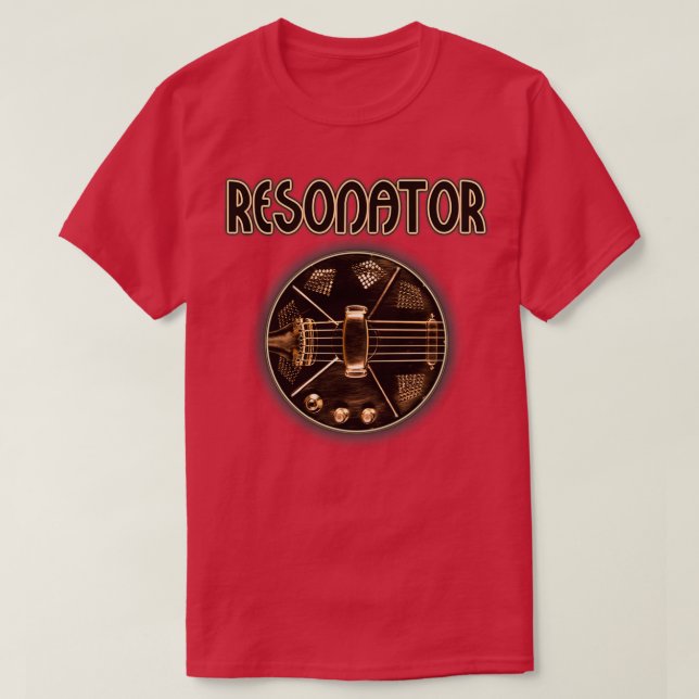 Camiseta Guitarra Resonadora (Frente do Design)