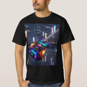 Camiseta guitarra rock é vida