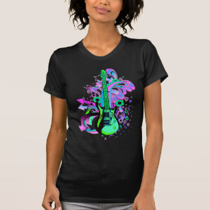 Camiseta Guitarra selvagem (preto)