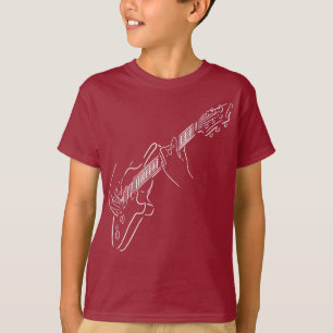 Camiseta Guitarra. Um presente para um amante da música.
